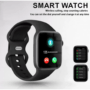 Modorwy I8 Pro Max BT Smartwatch + Grey TWS Social Media, Music, Contact, Photo Gym Boys Smartwatch (Black Strap, 1.95 Inch Big Sunlight Proof Display)2