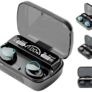 M10 Wireless Earbuds, IPX 7 Earbuds with 280H Playtime,1500Mah Powerbank Bluetooth Headset